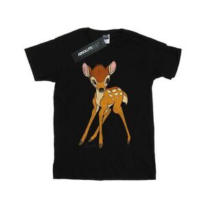 Bambi Girls Classic Cotton T-Shirt / Black